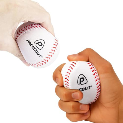 PACKGOUT Soft Foam Baseballs for Kids & Teenagers - Practice & Replacement Balls - color: White