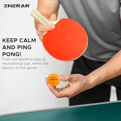40+ New Material Ping Pong Balls 20 Pack Multicolor White and Orange Advanced Table Tennis Balls 3 Star Training & Practice Ping Pong Ball，Competition and Recreational Play, Abs Ping Pong Ball - color: Multicolor