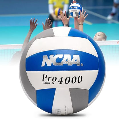 Soft Volleyball for Indoor Practice,Training,Game Competition, Gym, Outdoor Beach Play, V58X-N Size 5 Lightweight Super Touch Volleyballs Fit for Beginner, Teenager, Adult