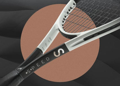 HEAD Speed MP 2024 Tennis Racquet - Strung Mid Tension with Velocity 16 Gauge