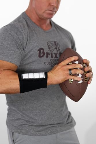 Premium Wrist Coach - Triple Playbook Wristband - Ideal for Play Calling, Strategy, Team Coordination, and Quick Reference - for Football, Baseball, Softball, Soccer, Lacrosse and More! - size: Adult, style: Single