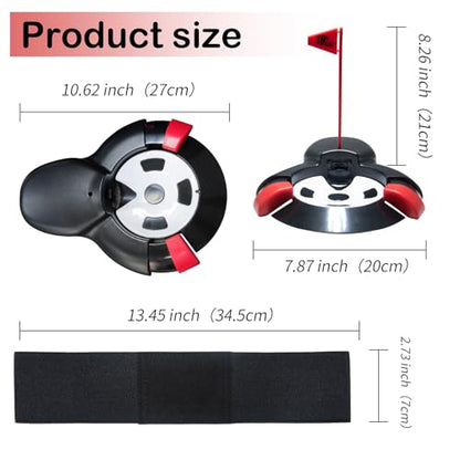 Golf Automatic Putting Ball Return Cup ，Putting Practice Automatic Putting Machine，Golf Cup Training Aid, Putting Returner for Indoor Outdoor Office Practic Golf Training Aids