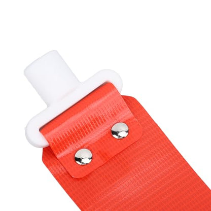 CHICIRIS Flag Football Belts Set with Buckle Adjustable Professional Flag Football Belts Youth Kids Adult Training Accessories for Outdoor Sports (Red)