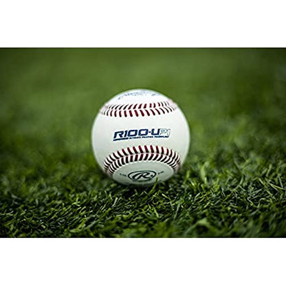 Rawlings | Ultimate Practice Baseballs | Youth/High School/College | Added Lifespan + Weather Resistant | Dozen & Bucket Options - color: White - High School/Box of 12, size: Box of 12