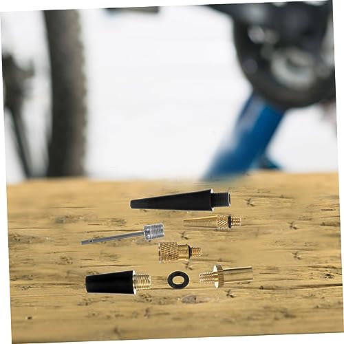 Garneck 30pcs Air Nozzle and Needle Set for Bike Pump Valve Adaptor Ball Pump Gauge Inflator