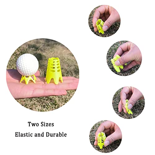 Plastic Golf Tees, Golf Simulator Tees for Home, Outdoor Indoor Golf Tees Simulator Practice Training, Golf Mat Tees for Winter Turf and Driving Range