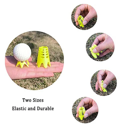 Plastic Golf Tees, Golf Simulator Tees for Home, Outdoor Indoor Golf Tees Simulator Practice Training, Golf Mat Tees for Winter Turf and Driving Range