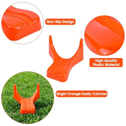 6Pcs Football Style Kickoff Kicking Tee Football Display Stand Compatible for All Ball Sizes Kickoff Stand for Kickoffs Practice Equipment