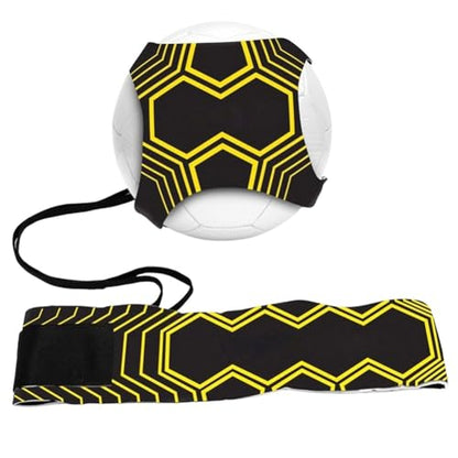 Football Kick Trainer Soccer Training Aids Hands Free Throw Sole Practice Equipment with Adjustable Belt Elastic Rope Fits Ball 3, 4,and 5