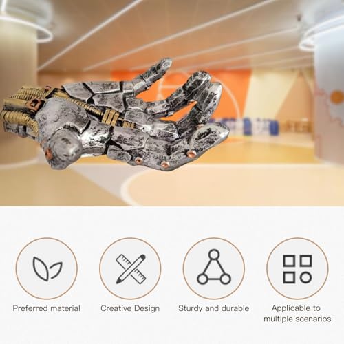 Hand Sculpture Basketball Holder Wall Mount,Art Decor Stand & Storage Rack Organizer, Display Case for Man Cave, Football Soccer Gifts,Basketball Stand,Basketball Wall Mount for Men Boys Gamers