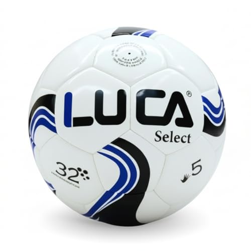 LUCA Soccer Ball Size 5 - Soft Touch PU Leather, Durable & Waterproof Youth & Adult Training Ball for Indoor & Outdoor Play, Multi-Color Design