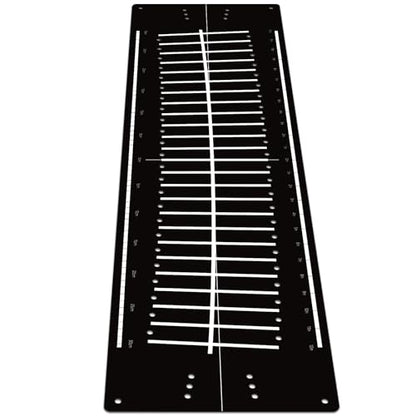 Silipull Golf Putting Mats Practice Indoor 30 x 8.27 Inch Golf Putting Practice Training Aid Alignment Track Green Mat Exercise Putter Training Supplies - color: Black