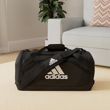 adidas Team Issue Duffel Bag – Durable for Sports & Travel - color: Black
