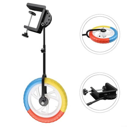 Table Tennis Trainer with Adjustable Topspin Angle, Retractable Pong Training Device for Coordination & Muscle Strength, Plastic & Metal Loop Tool for All