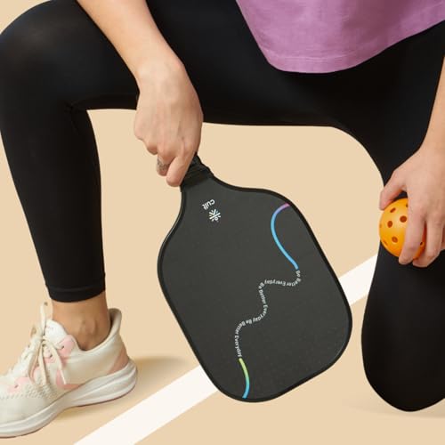 Cult Pickleball Set of 2 Paddles with 4 Balls & Carry Bag Lightweight Fiberglass Pickleball Paddles with Honeycomb Core & Cushioned Non-Slip Grip Includes 2 Indoor Balls, 2 Outdoor Balls & Travel Case
