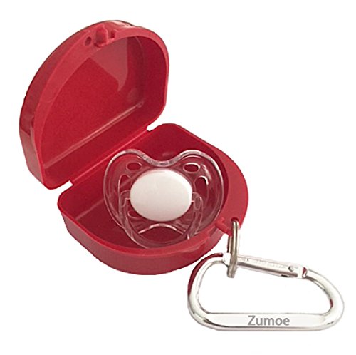 Mouth Guard, Retainer, Mouthguard Case - Tribal - color: Red