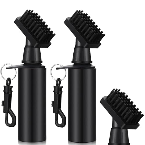 Pro Golf Club Brush Cleaner, Golf Water Brush with Retainer Clip and Squeeze Water Bottle with Squeeze Water Bottle Holds 4 Ounces of Water, Golf Club Cleaning Kit, Best Golf Gifts for Men
