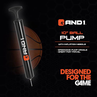 AND1 Mini Basketball Pack Set for Kids (Deflated w/Pump Included): - 7-Inch Premium Youth Size Basketballs, Easy to Grip - color: Neon Camo, size: 3