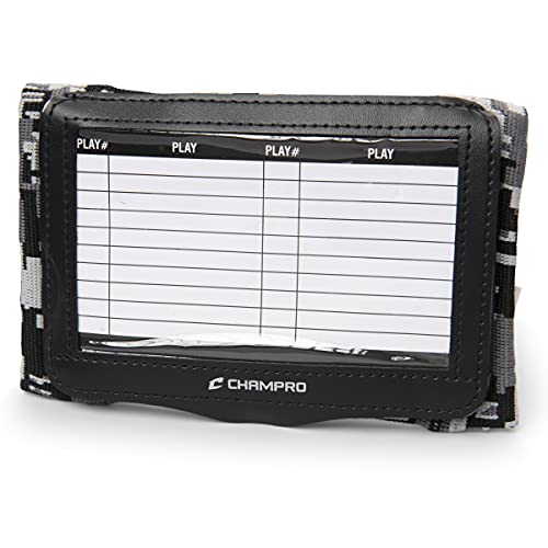 Champro Adult Quarterback Playbook Triple (AF50B) - color: Camo Black, size: Adult