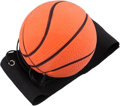 Reaction Training Ball with Adjustable Wrist Strap - High-Elasticity Rubber Basketball Trainer for Agility Drills and Reflex Exercises, Elastic String Sports Equipment for Athletes