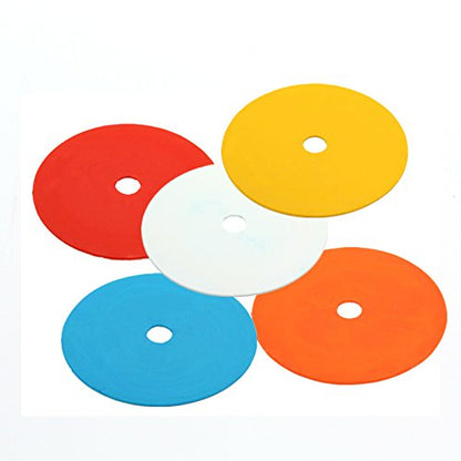 Flat Cones Spot Markers Soccer Basketball Sports Speed Agility Training - color: Pink