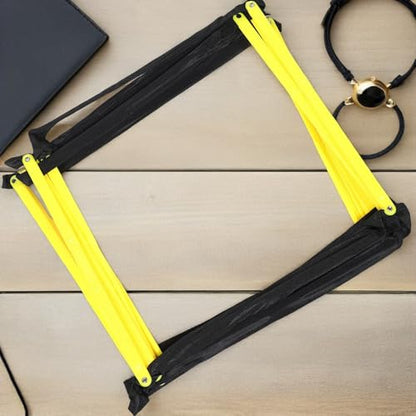 NOLITOY Agility Ladder for Sports Training and Football Speed Ladder Nine-Square Rope Design Portable Foldable for Footwork and Agility Drills