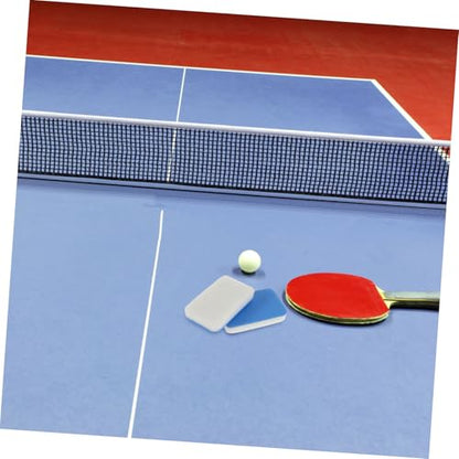 Totority 2pcs Portable Table Tennis Bat Cleaner Kit Lightweight Racket Sponge Brush for Outdoor Paddle Maintenance Removal and Design