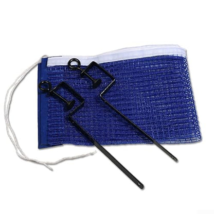 Table Tennis Net and Post Clamp Stand Set for Ping Pong Tables, Alloy Frame with Mesh Replacement