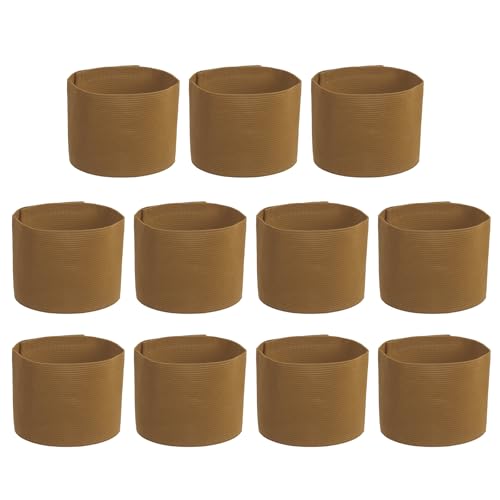 PATIKIL Soccer Captain Armband, Captain Arm Bands for Soccer Elastic Captain Arm Band Sports Captain Armband - color: Coffee