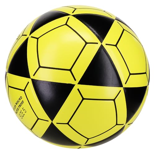 Mikasa FT5A-BKY-BK Goal Master Soccer Ball, Black/Yellow, Size 5(FIFA Quality/Foot Volleyball)