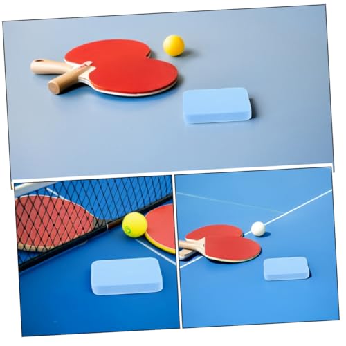 2Pcs Table Tennis Paddle Cleaning Sponge Dual Sided Rubber Cleaner for Pingpong Racket Maintenance Durable PVA Squeegee Fast Drying Table Tennis Accessories