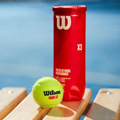 Wilson X3 Padel Balls, 3-Pack - style: X3