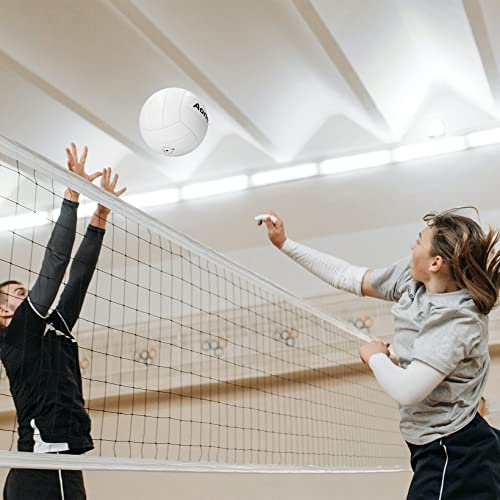 Aoneky Official Size 5 Soft Volleyball - Premium PVC Training Ball for Indoor & Outdoor (Air Pump Included) - style: Single Deflated Ball