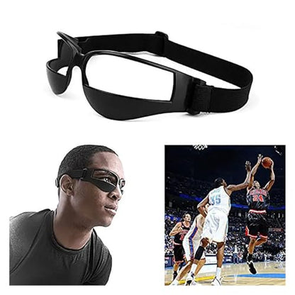 Dribbling Goggles Basketball 4PCS Outdoor Training Frames - Anti Bow Sportswear Supplies for Teenagers Basketball - color: B