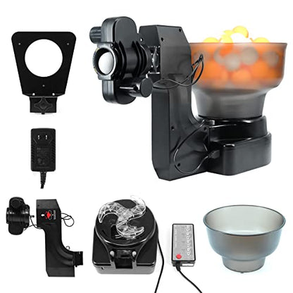 WISIMMALL Table Tennis Robot, 36 Different Spin Balls Ping Pong Robot Automatic Table Tennis Machine Automatic Ball Launcher with 50 Ping Pong Balls for Ping-Pong Practicing Training