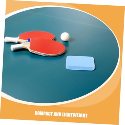 POPETPOP 2pcs Table Tennis Paddle Cleaner Dual-Sided Sponge Rubber Cleaning Tool for Racket Maintenance Fast Drying Hardwearing for Optimal Performance for Table Tennis Accessories