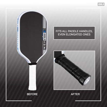 JOOLA Pickleball Paddle Replacement Grip Tape - Wrap for Pickleball Paddle - Feel-Tec Pure Grip - Moisture Wicking Surface & Comfort - Handle Wrap for Use with Overgrip - Black, White, or Gray