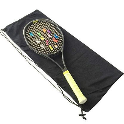 Mike Tennis Racquet Bag Soft Durable Lightweight Professional or Beginner Tennis Players Unisex Design for Youth and Adults Tennis Racquet Velvet Pouch