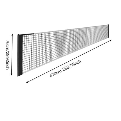 Vaveren Pickleball Net Versatile Pickleball Court Equipment Practice Net for Outdoor Activities Gym Beach (No Frame)