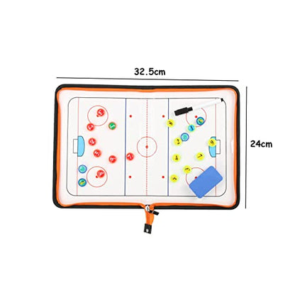 Joyeee Ice Hockey Tactics Board for Kids & Adults, Magnetic Coaching Board, Ice Hockey Equipment for Men, Boys and Ice Hockey Enthusiast, Christmas Ice Hockey Gifts for Men Father
