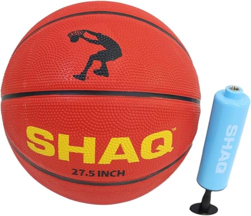 Shaq Junior 27.5" Basketball - Durable Rubber, Indoor/Outdoor Performance, Ideal for Training & Competitive Play