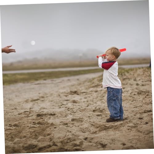 Luxshiny 2 Sets Baseball Bat Outdoor Lightweight Soft Plastic Training Bat for Boys Parent Activities Backyard Beach Play