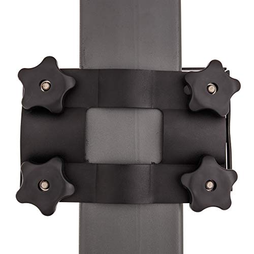 Silverback Junior Youth 33" Basketball Hoop with Lock ‘n Rock Mounting Technology Mounts to Round and Vertical Poles, Black (B8410W)
