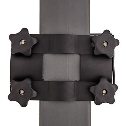 Silverback Junior Youth 33" Basketball Hoop with Lock ‘n Rock Mounting Technology Mounts to Round and Vertical Poles, Black (B8410W)