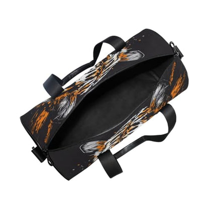 Sports Gym Travel Duffle Bag Tiger Luggage for Men and Women - color: Tiger