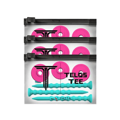 YATTA GOLF Telos Premium Golf Tees, Adjustable Golf Tees, Tee Off with Greater Consistency and Shoot Better Scores