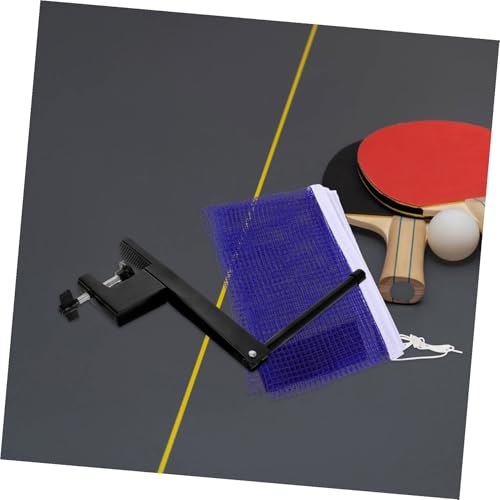 STOBAZA Portable Table Tennis Net and Post Set with Easy Installation for Indoor and Outdoor Pingpong Games Replacement Tennis Net with Elastic Mesh and Clamps Suitable for Any Table