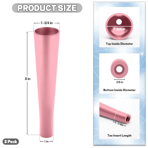 Baseball Softball Training Equipment for Training Hitting, Universal Batting Tee Topper Replacement, Strong Basic Ball Rest Rubber Cup - color: Pink