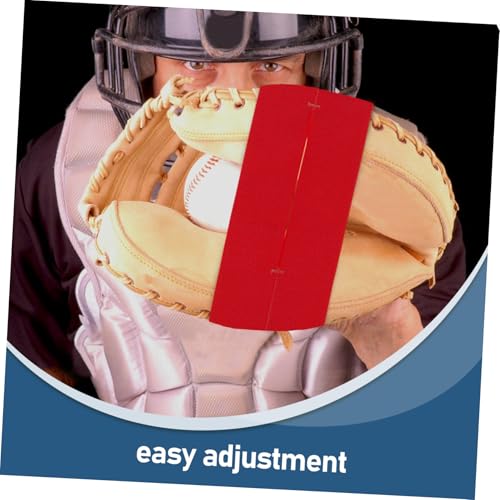 DECHOUS Glove Wrap Band for Softball Baseball Strap to Keep Pocket Formed Fit Durable Material Red Color for