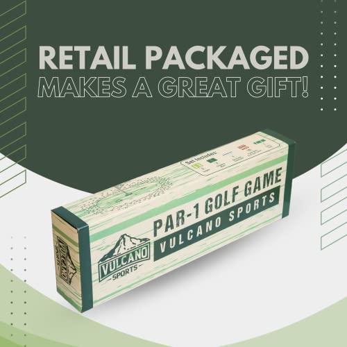 Par 1 Backyard Golf Cornhole Game, Golf Gifts for Men, Golf Accessories for Men, Golf Chipping Game, Golf Equipment, Golf Games for Adults Indoor, Golf Stuff, Golf Training Equipment, Golf Gift